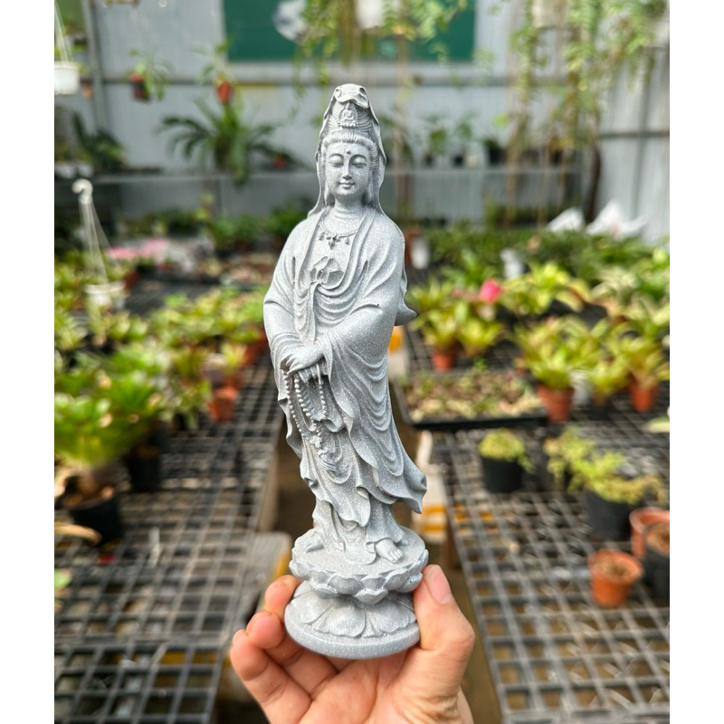 Tượng Quan âm trang trí tiểu cảnh - non bộ