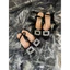 Giày sandal đá vuông BLING quai hậu chun gót vuông 2cm