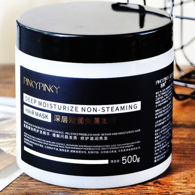 Ủ Tóc Mềm Mượt PINKY Dưỡng Tóc Và Phục Hồi Hư Tổn, Giảm Gãy Rụng, Giảm Xơ Rối Lọ 500g Hàng Chuẩn
