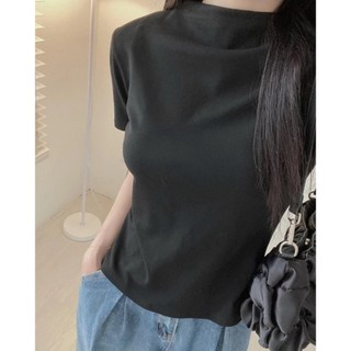 Áo Thun Nữ Cổ 3 Phân, Co Giãn, Ôm Body - 247store - Aocolo228