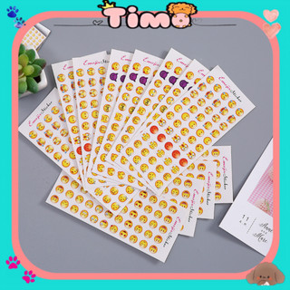 Sticker Cute Emoji Cảm Xúc Decor Bình Nước Trang Trí Toploader Set 12 Tấm Timo ST102