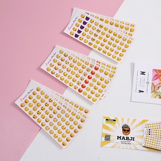 Sticker Cute Emoji Cảm Xúc Decor Bình Nước Trang Trí Toploader Set 12 Tấm Timo ST102