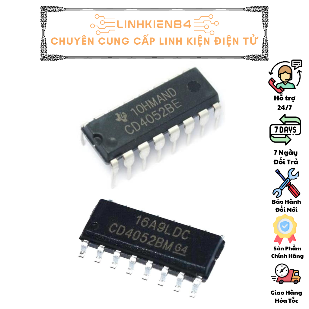 IC Chức Năng CD4052 | Shopee Việt Nam