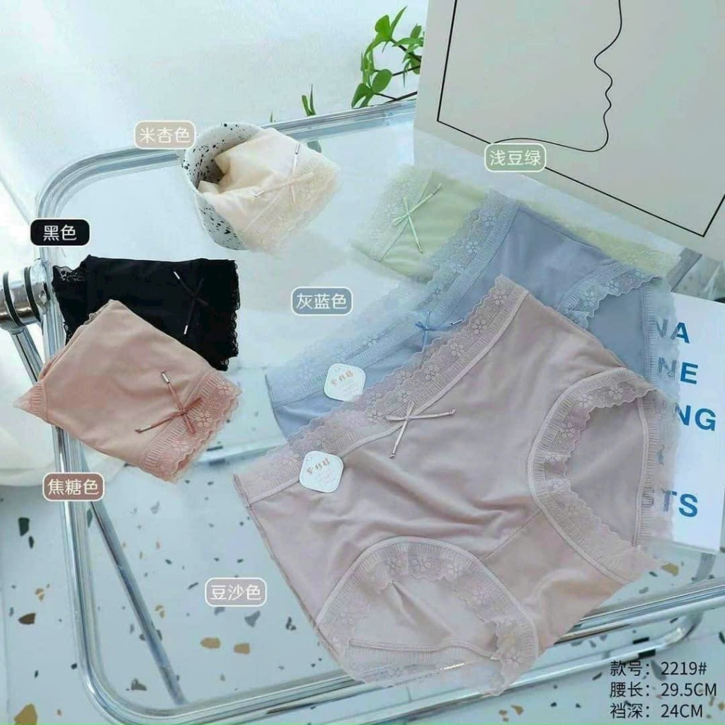 COMBO 5 Quần lót nữ lụa băng cạp ép hàng loại 1 (MẢ 2955) cưc hot