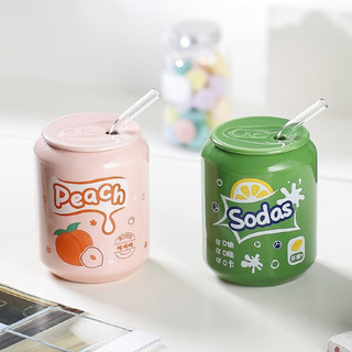 Cốc sứ đào hình lon nước mẫu mới 2024 🌸tuyển sỉ🌸