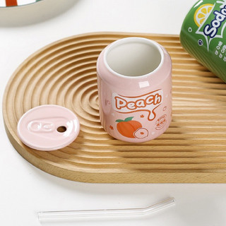 Cốc sứ đào hình lon nước mẫu mới 2024 🌸tuyển sỉ🌸