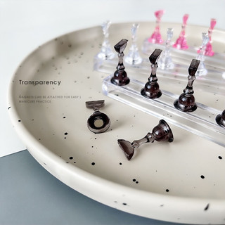 Đế nam châm nail , đế gắn móng giả  giúp tập sơn , trang trí, vẽ móng