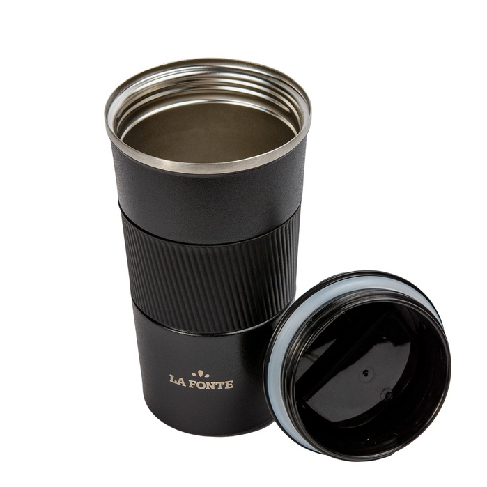 Ảnh Ly Giữ Nhiệt, Cốc Đựng Coffee Take Away La Fonte 510ml, Thép Không Gỉ, Nấp Kín Chống Tràn 3