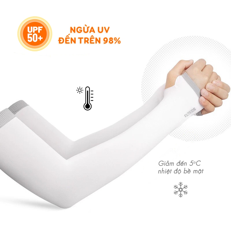 Găng tay, bao tay chống nắng ngừa tia UV, chất liệu thun lạnh mát mẻ - Ekiu Shop