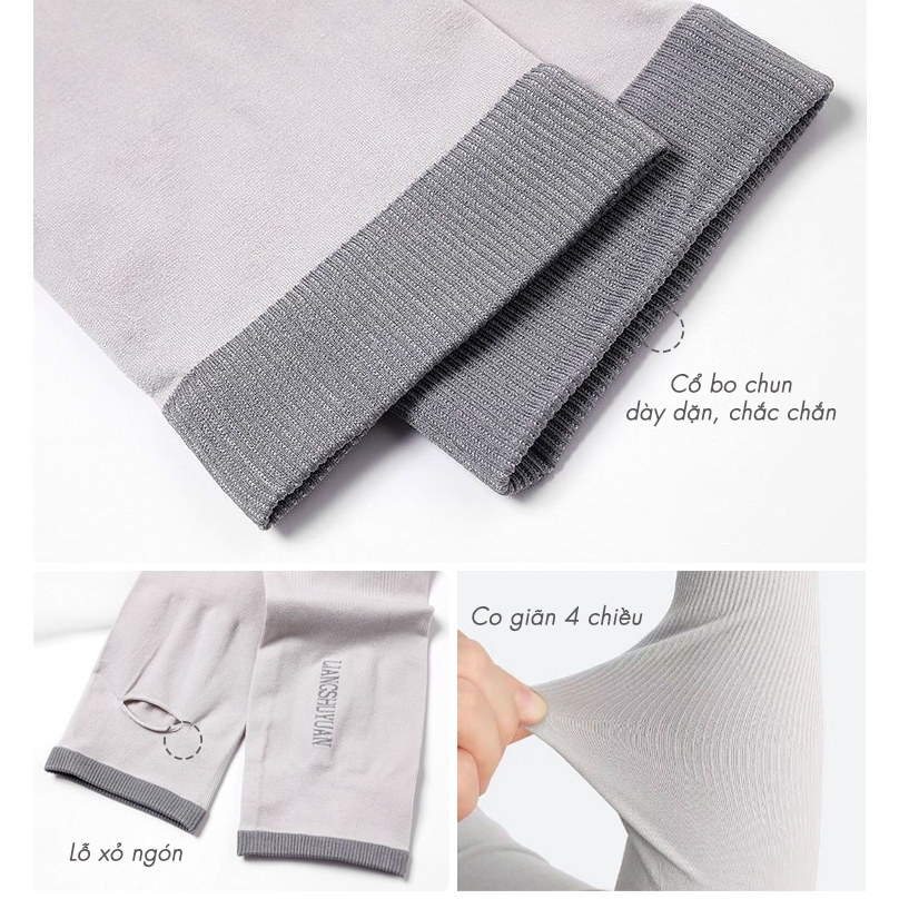 Găng tay, bao tay chống nắng ngừa tia UV, chất liệu thun lạnh mát mẻ - Ekiu Shop
