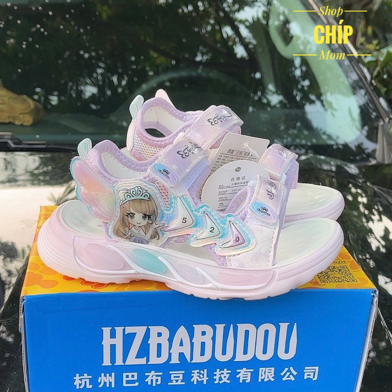 sandal bé gái dép quai hậu cho bé êm chân chống trượt khâu đế bền đẹp công chúa đi tiệc, đi chơi size đại A16 B16