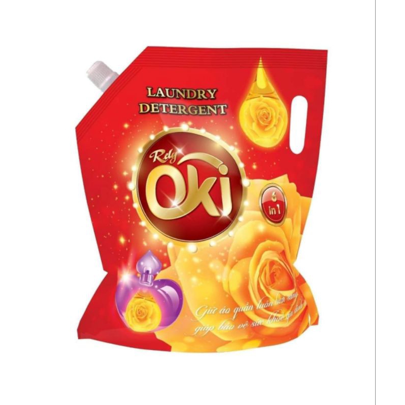 Nước Giặt Xả Cao Cấp OKI Túi 2,7kg