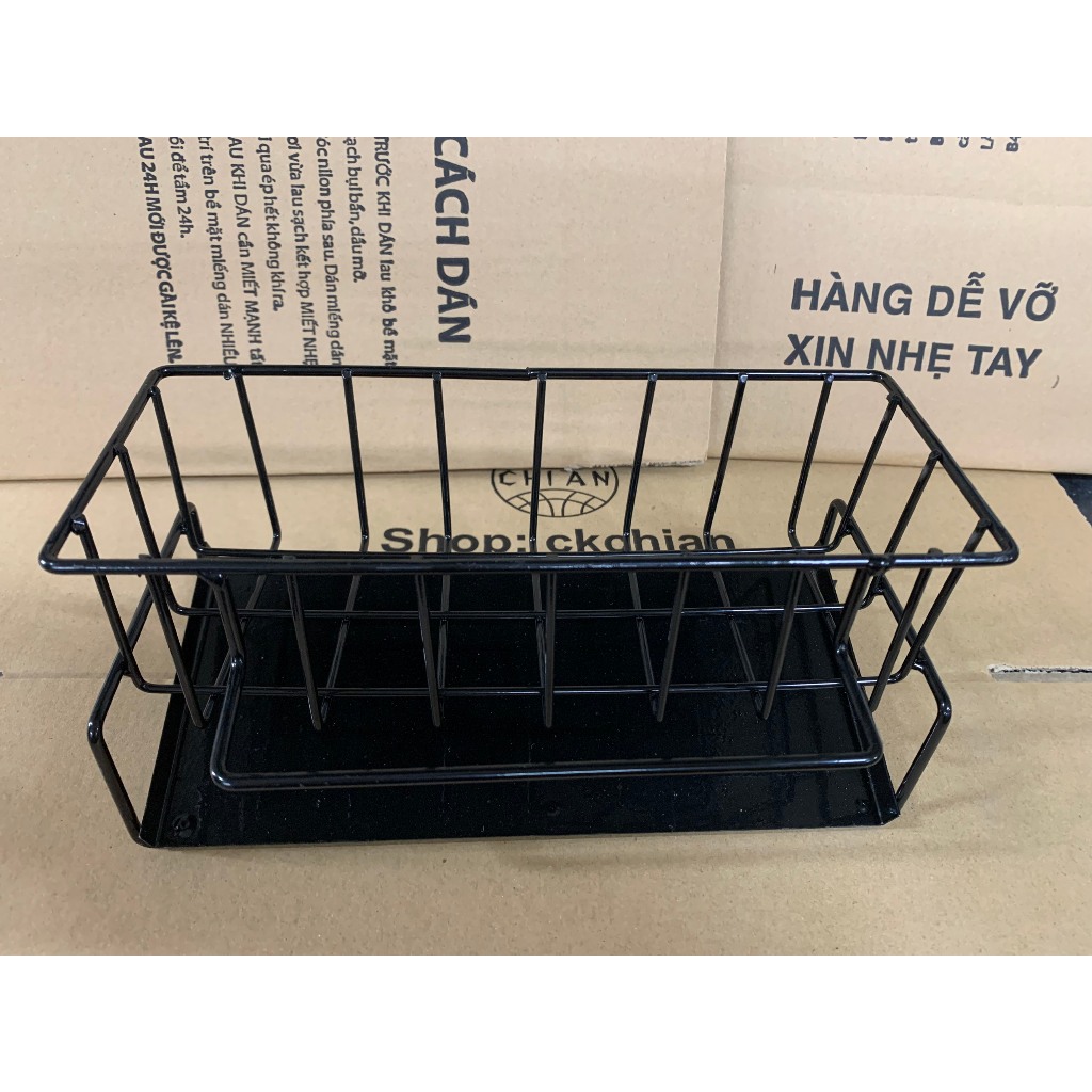 Kệ để đồ rửa bát 2 phân loại inox và sắt sơn tĩnh điện không gỉ, tiện lợi