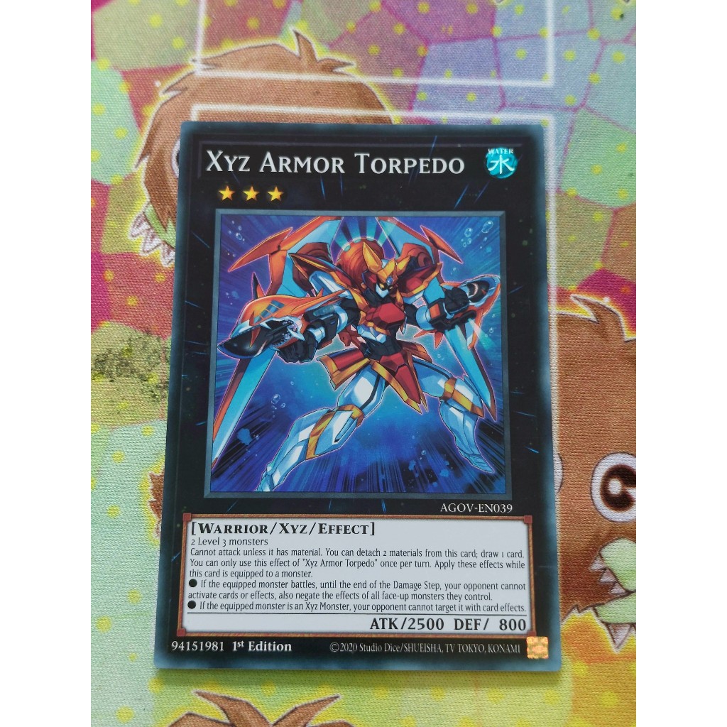 Xyz Armor Torpedo – AGOV-EN039 – Super Rare – 1. Auflage – Yu-Gi-Oh! Einzelkarte