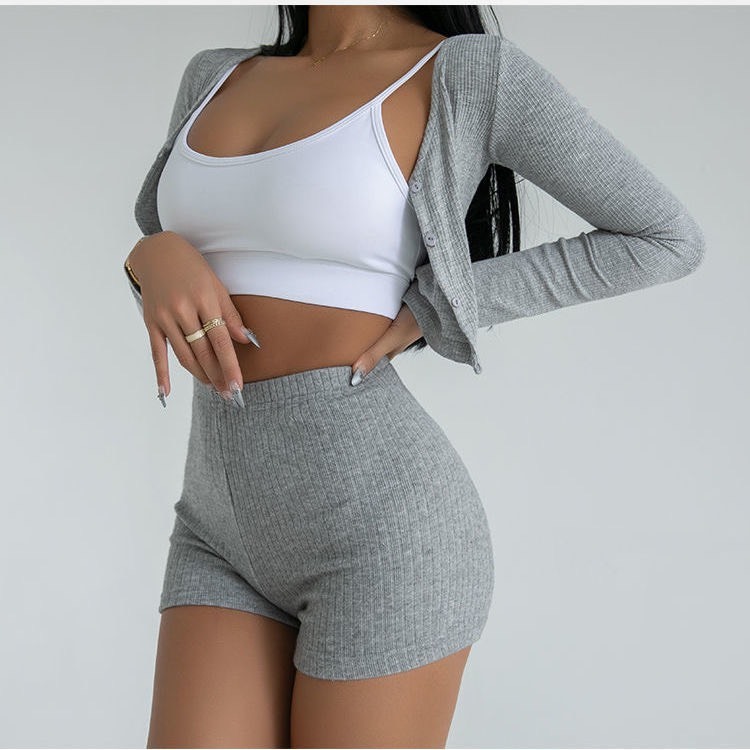 (SẴN) Quần short biker đùi dáng ngắn chất thun gân tôn vòng 3 phong cách năng động thể thao QSB001 - Tiktik