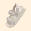 Dép Sandal Nữ SANDANI Đế Cao Chống Trơn - Đi Học, Êm Chân, Màu Be - BẢO HÀNH 1 NĂM