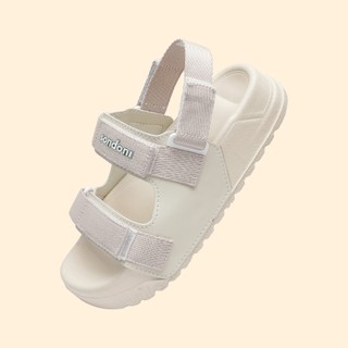[TẶNG VỚ BAMBOO TỪ 1/7] Dép Sandal Nữ SANDANI Đế Cao Chống Trơn - Đi Học, Êm Chân, Màu Be - BẢO HÀNH 1 NĂM