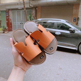Dép Lê Da Trơn Đế Khâu Cho Bé Trai K237