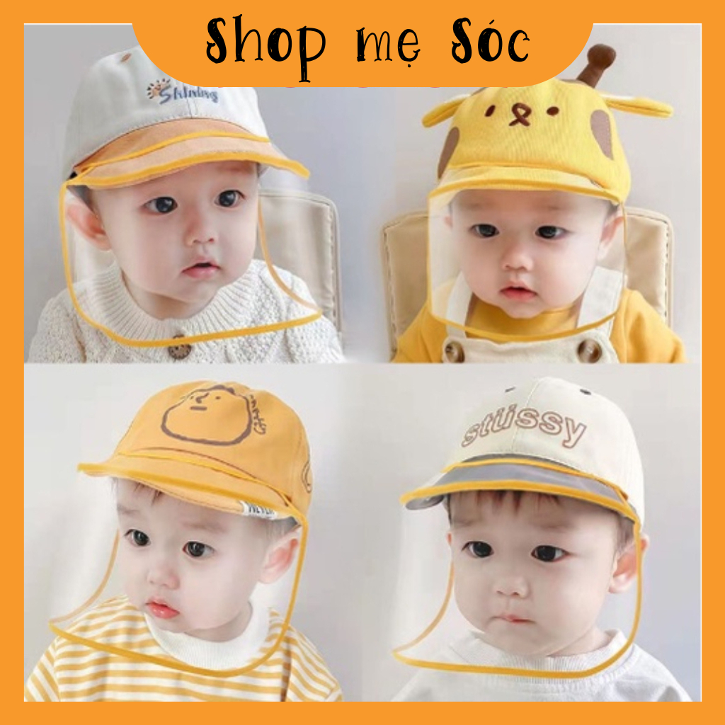 Mũ kính chắn giọt bắn cho bé Melicaco chính hãng mesocshop