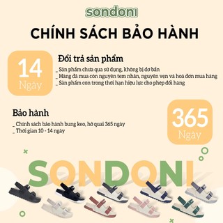 [TẶNG VỚ BAMBOO TỪ 1/7] Dép Sandal Nữ SANDANI Đế Cao Chống Trơn - Đi Học, Êm Chân, Màu Be - BẢO HÀNH 1 NĂM