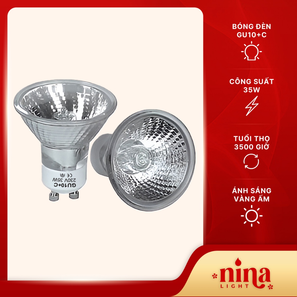 Bóng đèn Halogen GU10+C và phụ kiện