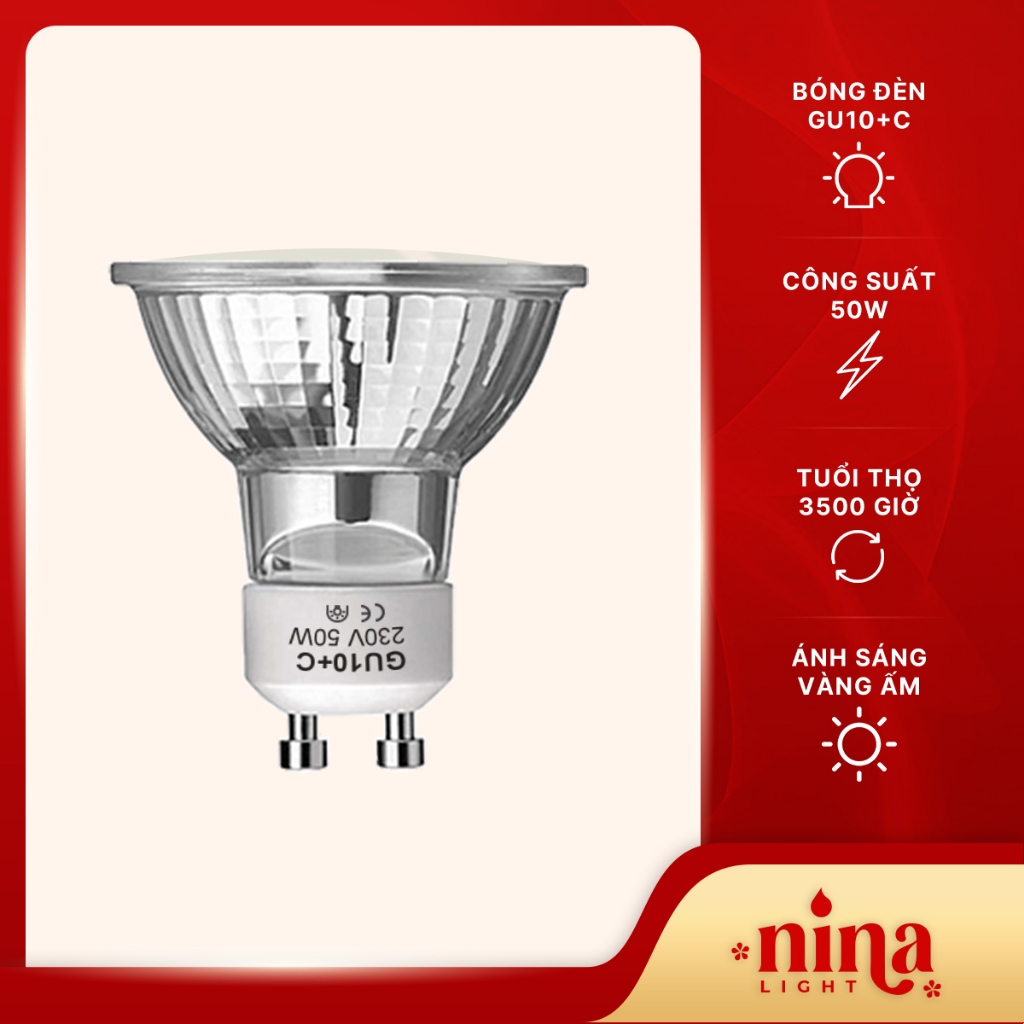 Bóng đèn Halogen GU10+C và phụ kiện | BigBuy360 - bigbuy360.vn