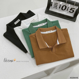 Áo polo cộc tay bé trai phong cách hàn quốc chất cotton thoáng mát mặc đi học đi chơi 1-6t (9-25kg) N0089 BUNNYKIDS