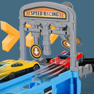 Đồ Chơi Tàu Hỏa Train Thomas Hotwheels Cho Bé Biến Hình Xe Vận Chuyển Ô Tô Cỡ Lớn Cao Cấp Tặng Kèm 6 Xe Nhỏ Và Bệ Phóng