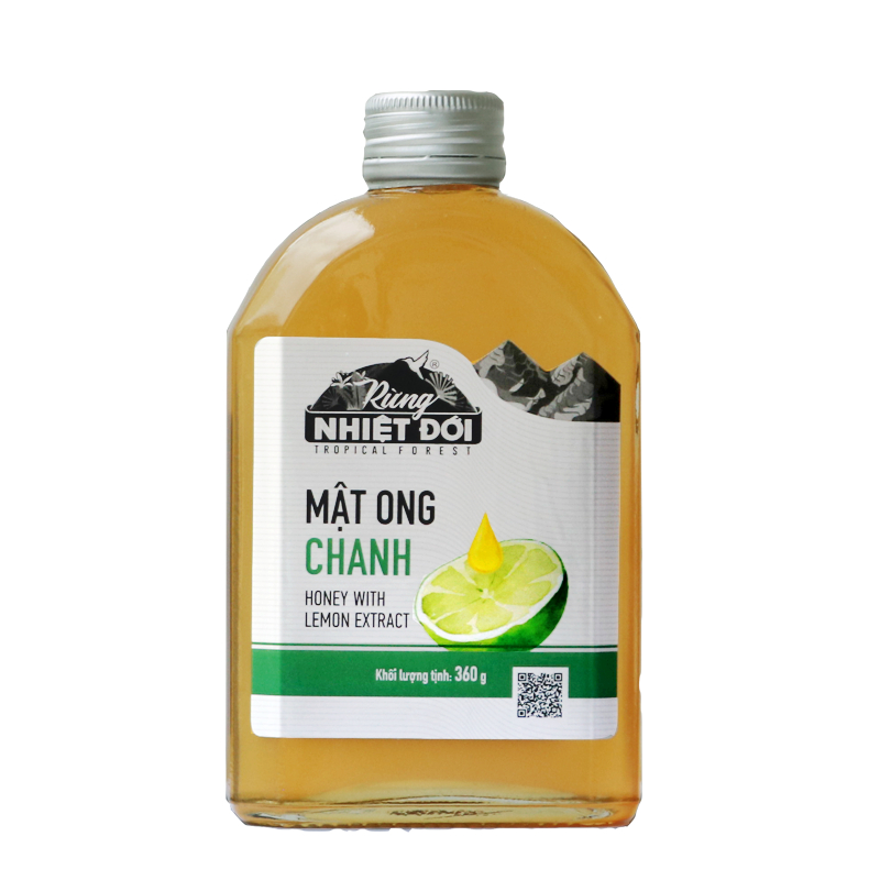Ảnh Mật ong Chanh - Rừng Nhiệt Đới 360g - tiện lợi, giúp giảm cân, tăng đề kháng 2