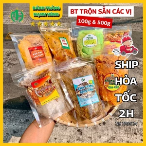 Bánh tráng trộn sẵn các vị 70g / 500g - Bánh tráng Mạnh Hùng