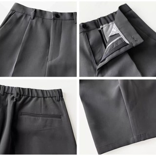 Quần Short sọt đùi cộc Tây Âu cạp chun NAM NỮ form dáng đùi cộc mùa hè Hàn mềm mịn cao cấp thấm hút tốt Avocado