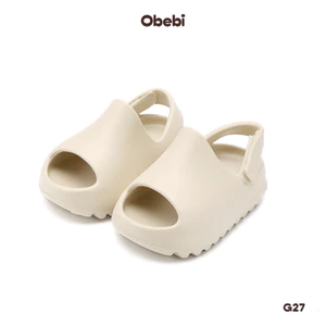 Dép Bánh Mì Trơn Có Quai, Dép Cross Dễ Thương Cho Bé OBEBI G27