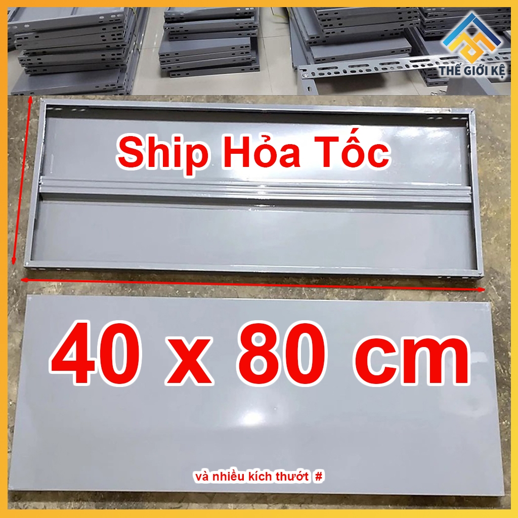Mâm sàn lắp kệ sắt v lỗ đa năng 40cm x 80cm mâm sắt 40x80cm mâm tôn kệ ...