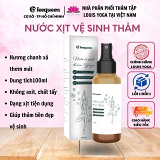 Lọ xịt nước vệ sinh thảm tập Yoga 100ml Pido yoga phân phối chính hãng