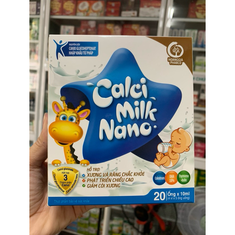 ✅[Chính Hãng] Calci milk nano, hỗ trợ bổ sung calci cho bé