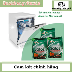 Bột rửa chén bát sinh học Satos 𝐀𝐝𝐯𝐚𝐧𝐜𝐞 6 cho tất cả các loại máy rửa bát