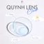 Kính áp tròng trong suốt chống UV cận 1-8 độ QUYNH LENS