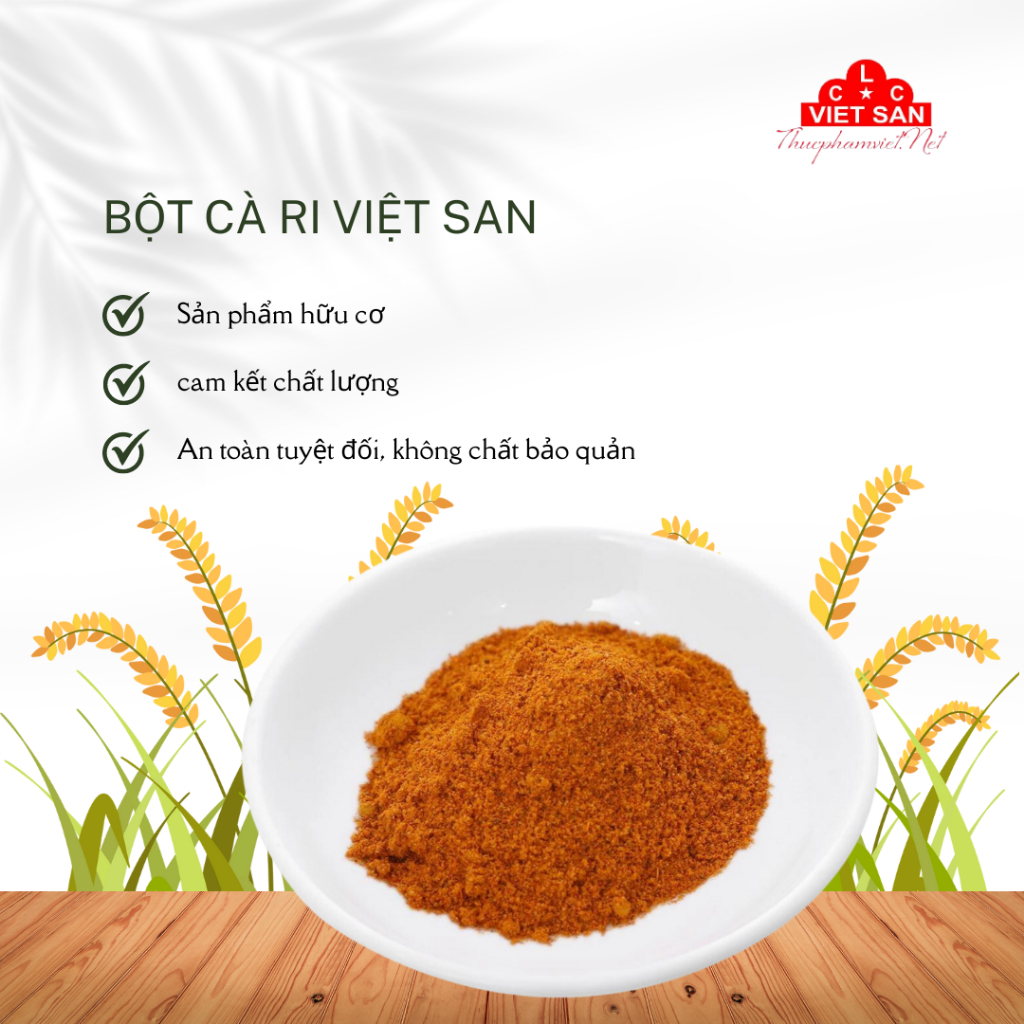 Bột Cà Ri Việt San - 1kg 