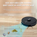 Robot Hút Bụi Lau Nhà 2 Trong 1 LV570, Tích Hợp Radar Điều Hướng, Diện Tích 120m Đổ Rác Tự Động — ảnh 6
