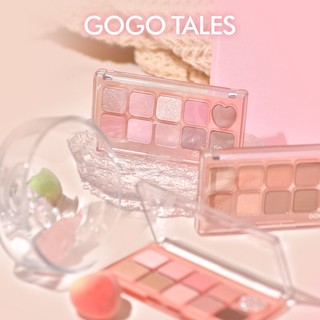 [CÓ SẴN-HT] Bảng Mắt 10 ô GOGO TALES sweet misty cat màu siêu xinh bám lâu GT643 Phấn Mắt Tone Hồng Đào
