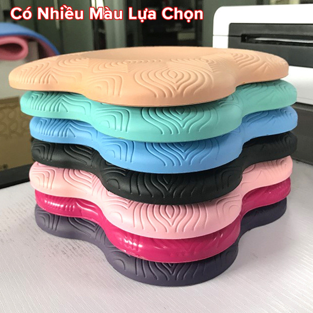 Ảnh Đệm Kê Bảo Vệ Gối, Đầu, Khủy Tay Tập Yoga Đệm PAD 120g Cao Su Hỗ Trợ Giảm Đau Đầu Gối Các Tư Thế YOGA Chính Hãng Amalife 4