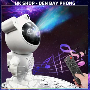 Đèn Phi Hành Gia Chiếu Mây Trăng Sao Loa Bluetooth Nháy Theo Nhạc Decor Phòng Ngủ Phòng Thiên Hà Có Laser Mẫu 2024