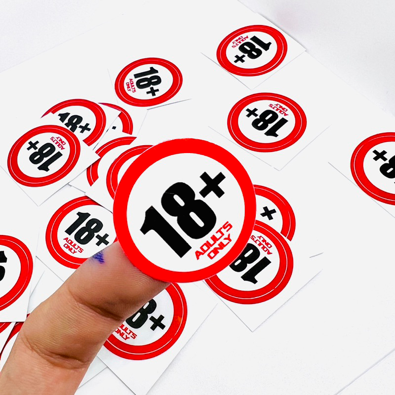Tem Sticker cấm | Decal 3 lớp chống nước, chống xước, chống nước rất dễ ...