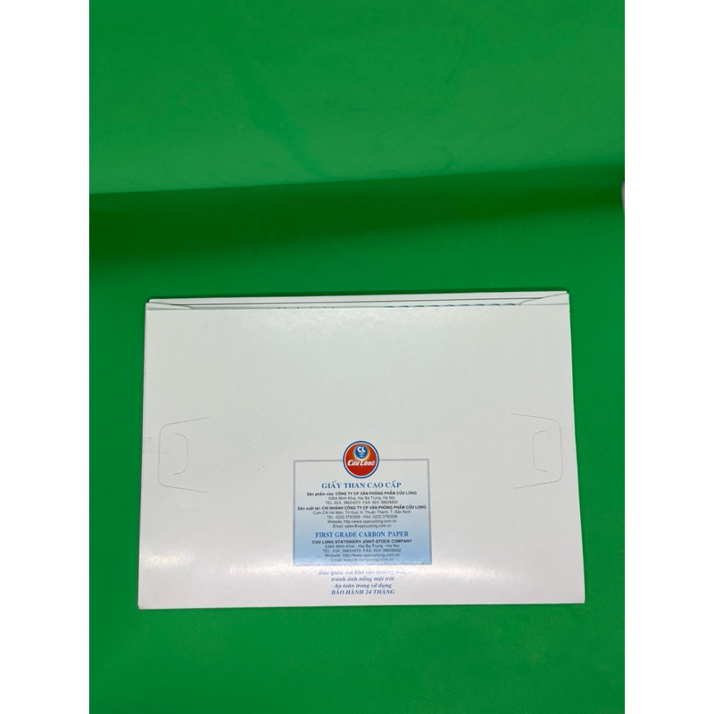 GIẤY THAN CỬU LONG XANH KHỔ A4, HÀNG CHÍNH HÃNG CỬU LONG - VPP QUỐC HUY