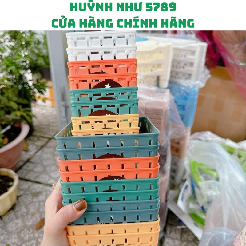 [CHÍNH HÃNG]1 cái Sọt rổ vuông đa năng 2 size nhỏ và lớn | Shopee Việt Nam