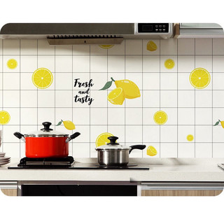 Decal dán tường khổ rộng 60cm, giấy dán bếp chống dầu mỡ chịu nhiệt độ cao mã QD02A