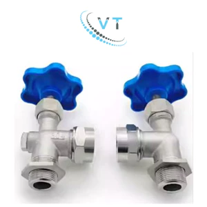 Bộ van kính thuỷ inox 304 DN15