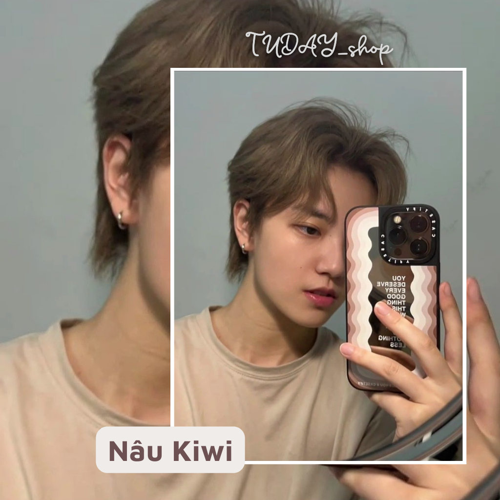 Thuốc Nhuộm Tóc Màu NÂU Kiwi Nam Không Cần Tẩy| Tudayhair, Tudayhairs