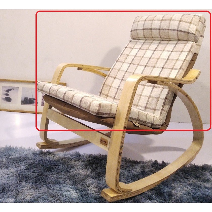 Ảnh ĐỆM ghế thư giãn bập bênh Poang 1