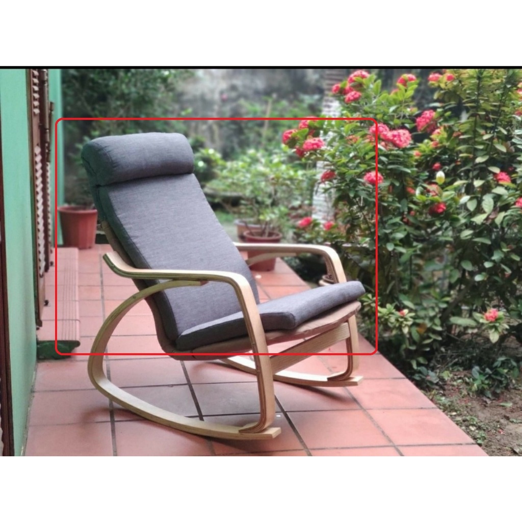 Ảnh ĐỆM ghế thư giãn bập bênh Poang 2